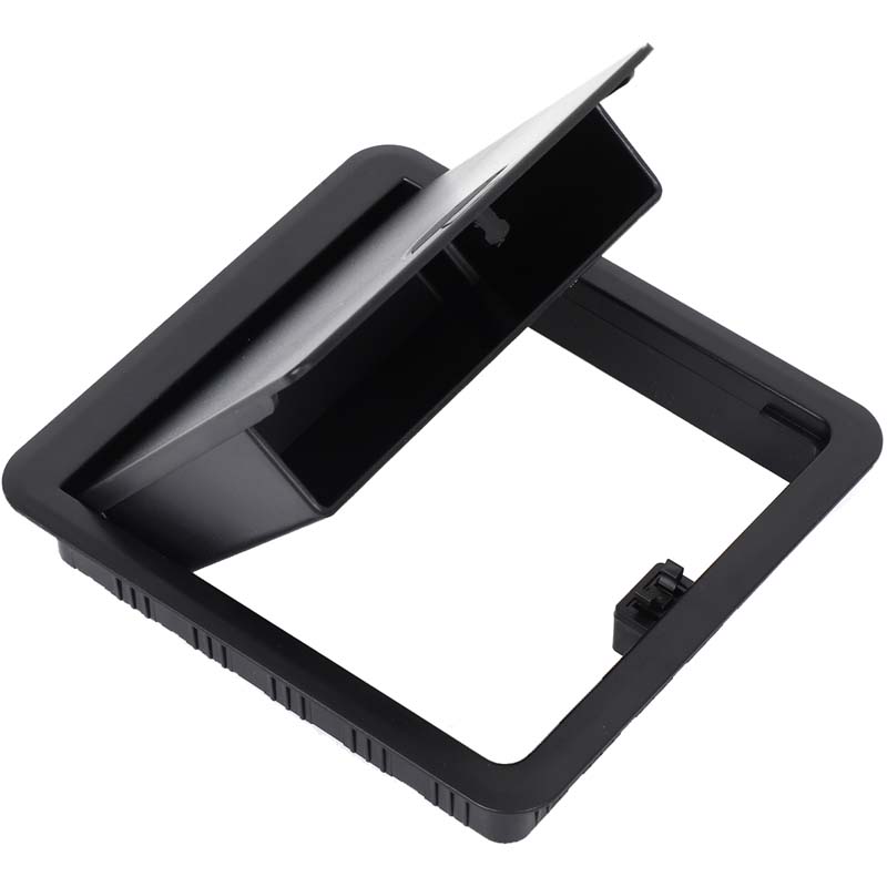 For Mitsubishi L200 Triton 2019-2025 Car Center Console Armrest hidden Storage Box Organizer Accessories Tidying Black