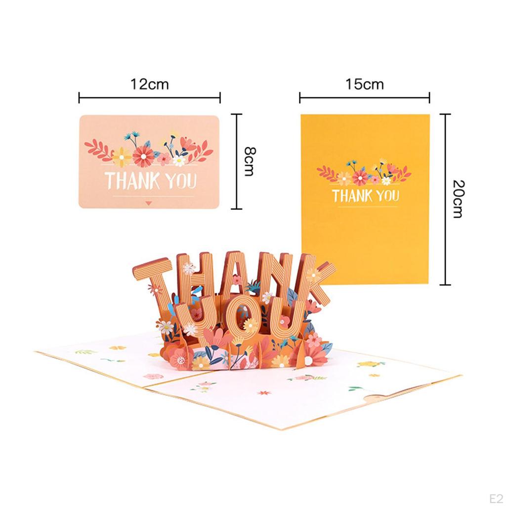 3D Danke Popup Karte Muttertag Geschenk Dekor machen diesen Vatertag unvergesslich