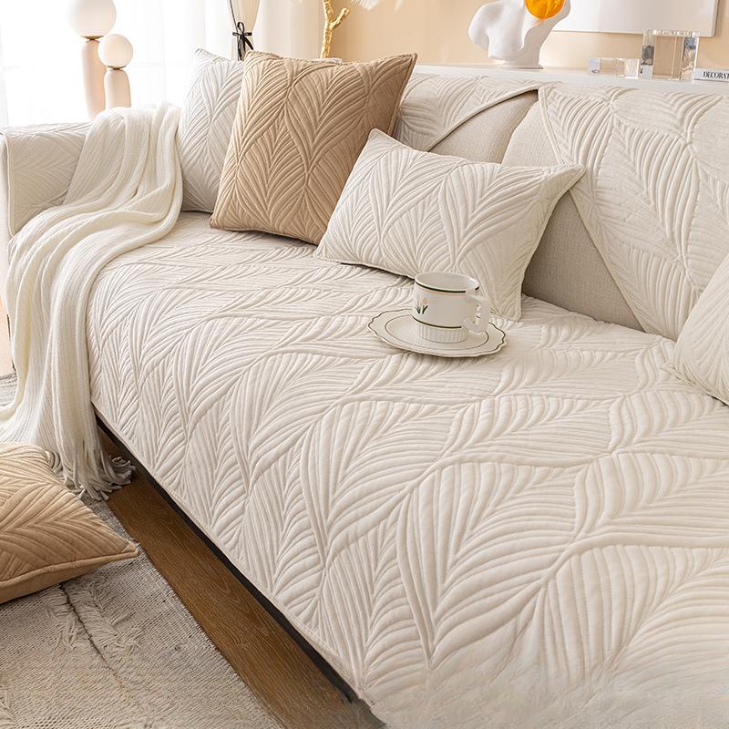 Nordic Simple Polštář na pohovku Zimní plyš Zesílený polštář Protiskluzový potah Látkový Potah na pohovku