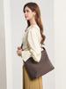Retro Stor Kapacitet Handgjord Flätad Tote & Axelväska med Lång Rem - Dam Trendig Lätt Lyx Underarmsmodeväska