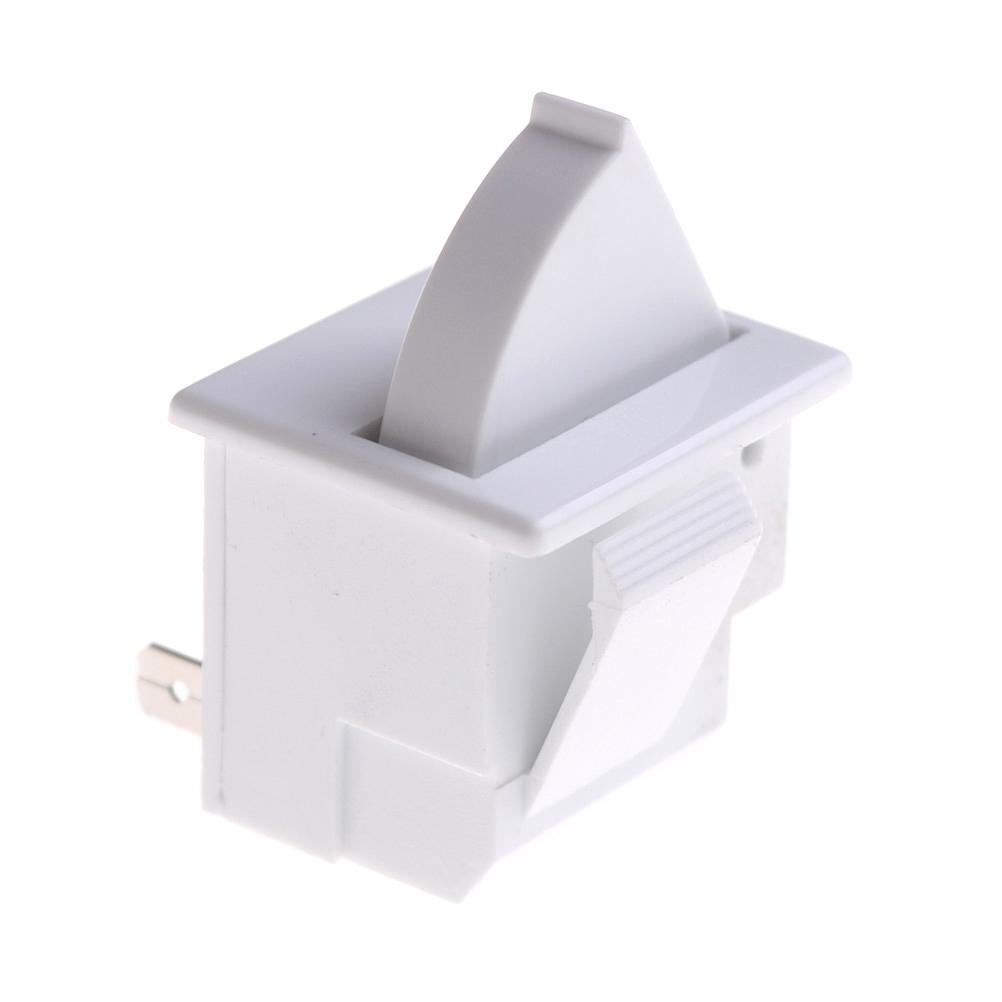 1pc Refrigerator Door Light Switch White Replacement Part Kitchen AC 5A 250V Lamp