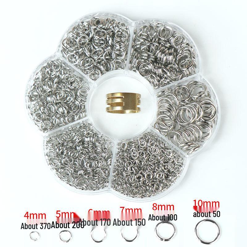 4-10mm Open Jump Rings for DIY Earring and Ornament Making