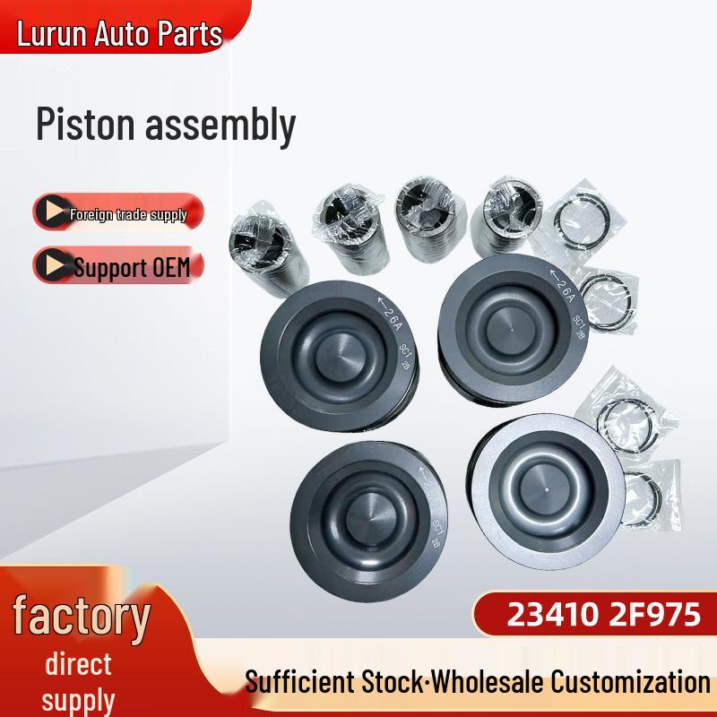 Compatible Piston Assembly for Modern Sorento D4HB 2.2 23410 2F975 TL