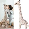 Cute Giraffe Plush Toy Sleeping Pillow For Kids Bedroom Decor And Nap Support