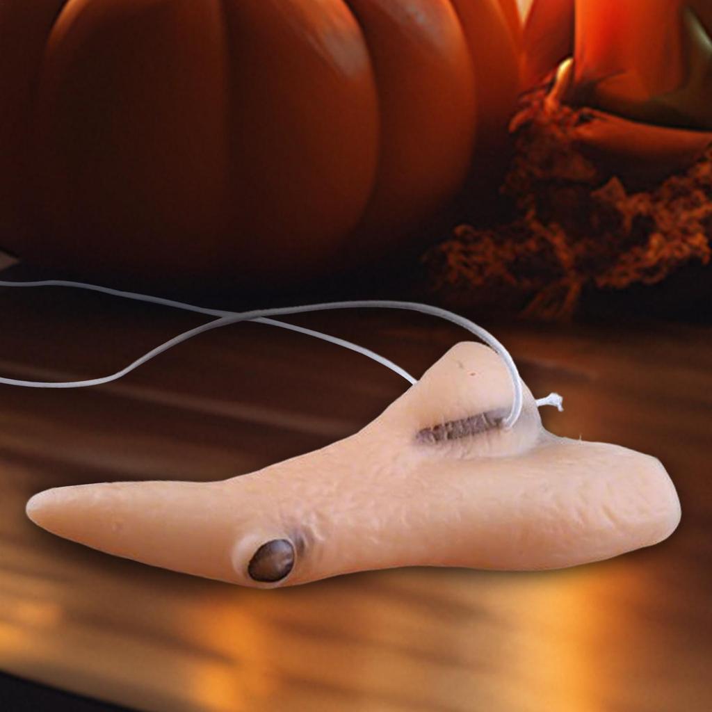 Halloween Props Witch Nose Costume Accessories Makeup Props Supplies Realistic Witch Prosthetic Long Nose for Role Play Holiday