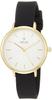 Analog Watch NF Soyla Nickel-Free Silicone Belt YM031-5 Ladies Black