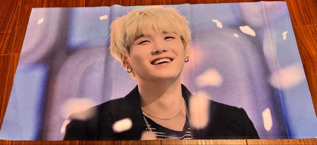 [USED] BTS SUGA Yoongi Slogan, Blanket