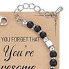 Women Bracelet Natural Stone Beads Adjustable Length Non-fading Bracelet Wear-Resistant Comfortable Accessories