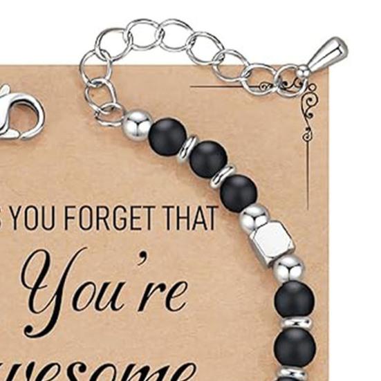 Women Bracelet Natural Stone Beads Adjustable Length Non-fading Bracelet Wear-Resistant Comfortable Accessories