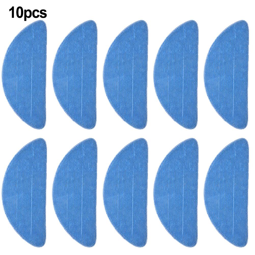 4/10 Pc Microfiber Rags For Ropo Glass 3, For Ropo Glass 4 Robot  Vacuum Cleaner Dry And Wet Usage Mop Cloths Pad Floor Cleaning