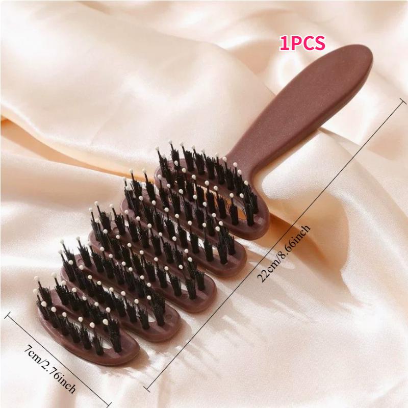 Professionelle antistatische zylindrische Borsten Lockenstyling Rundbürste Nylonzinken Rollbürste Speziell für Echthaarperücken