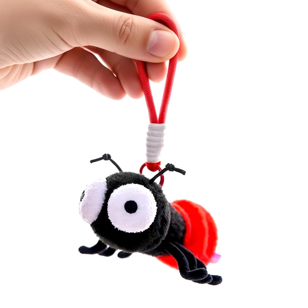 Insect Ugly-Cute Plush Keychain Cute Kawaii Mosquito Firefly Beetle Plushies Soft Stuffed Doll Bag Pendant Funny Birthday Gift