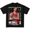 T Shirt Print GraphicCotton Tees Size Plus Cartoon Round Neck Short Sleeve Slam Magazine Derrick