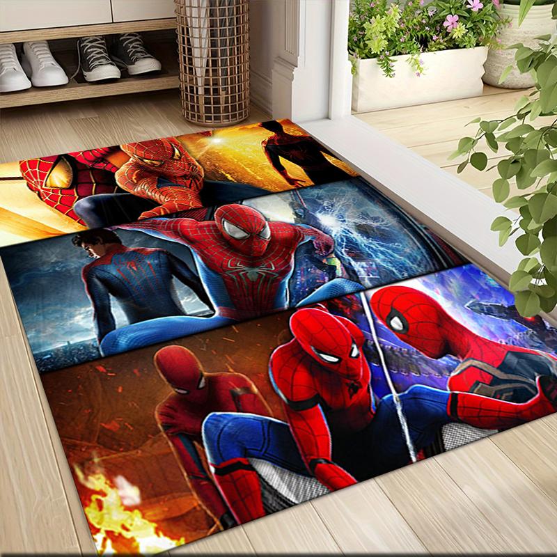 Spiderman Iconic Costumes Carpet Rug Soft Washable Antislip Home Living Room Sofa Mats Personalized Christmas Rug
