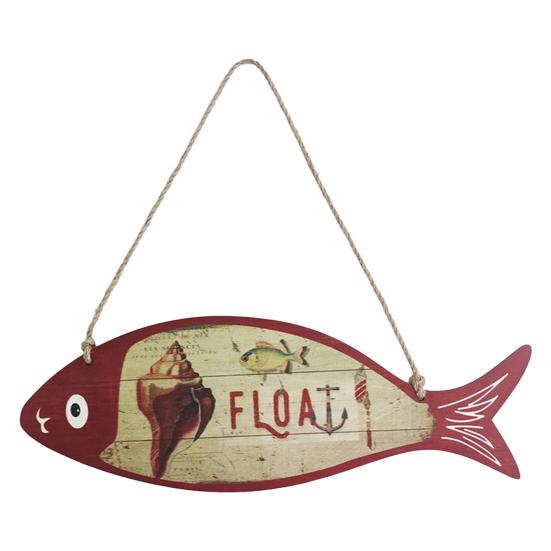 Unique Summer Hanging Sign Stylish Mediterranean Style Decorative Wall-mounted  Plate Ornament