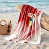 FC Augsburg FC Print Mikrofaser Strandtuch Schnelltrocknend Saugfähig Großes Handtuch für Strand Schwimmen Reisen