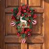 Door Teardrop Swag Christmas Evergreen for Porch