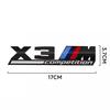 For BMW M3 M4 F07 F34 F30 F20 F10 E60 E46 E53 G01 G02 G05 3D Car Decorative accessories M Badge Emblem Decoration Accessories ut2