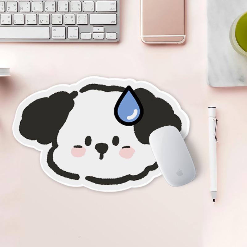 

Женский милый мультяшный неровный коврик для мыши - Высококачественный нескользящий коврик для стола для офиса и киберспорта