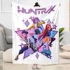 Huntrix: Future Heroes Unite Blanket Ultra-Soft Suitable for Bedding Couch Office Chair for All Seasons Warmthful Decor