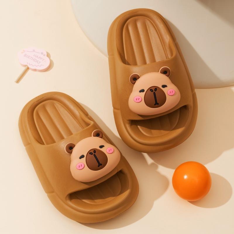 

Baby Slippers for Girls, Summer Indoor Bathing Shoes for Toddlers, Stylish Outdoor Beach Non-Slip Sandals 34-35Code（Inner Length2 коричневий