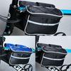 Bike 3 In1 Pack Pouch Bag Bicycle Cycling Front Top Tube Frame Storage Bags