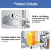 with Hook Lift Rod Storage Rack Adjustable Bath Pipe Bracket  Bathroom Accessories