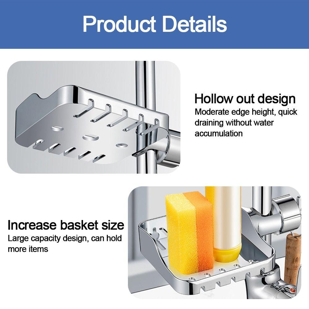 with Hook Lift Rod Storage Rack Adjustable Bath Pipe Bracket Bathroom Accessories