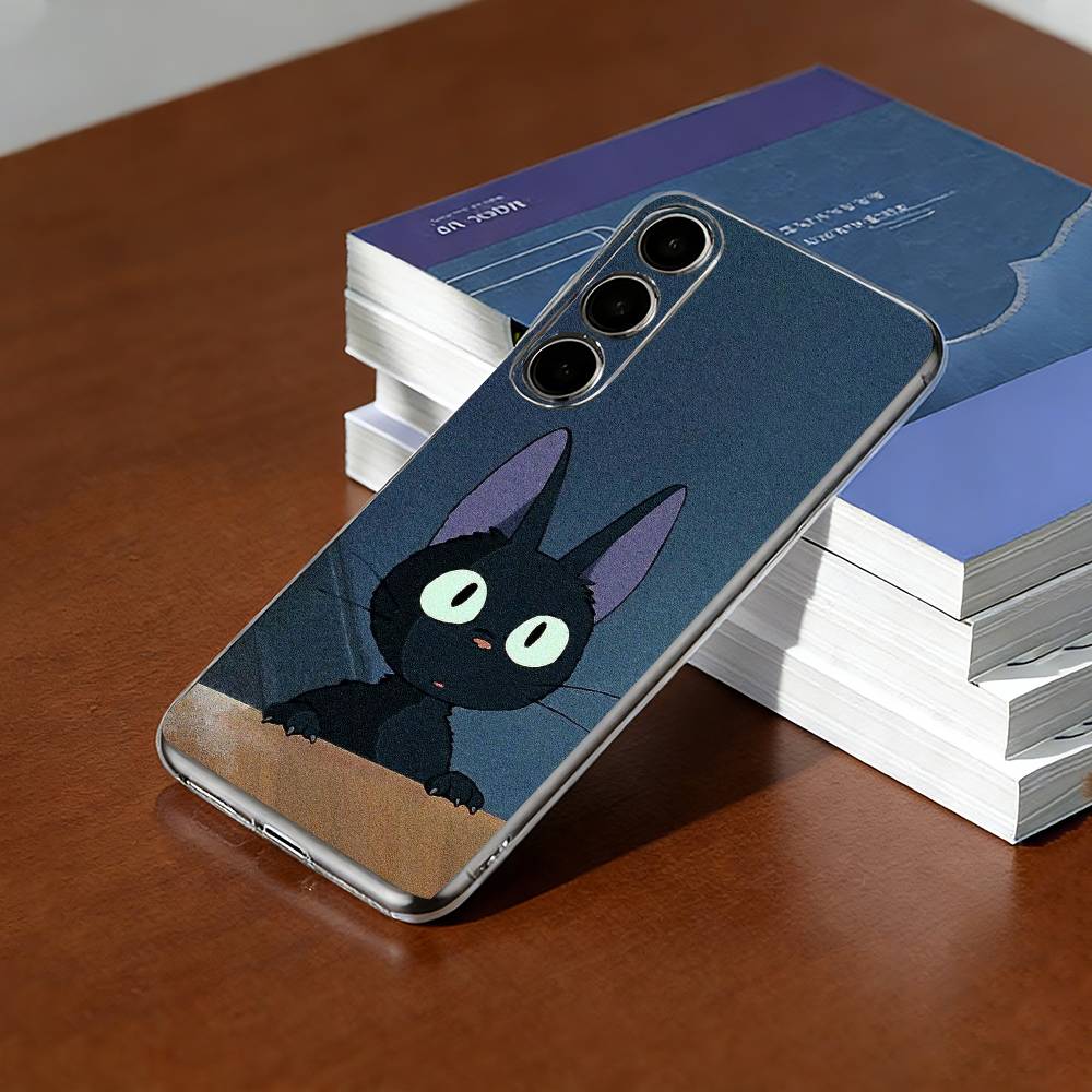K-Kikis-is Delivery-y Jiji Phone Case For SamsungA10,12,20,21S,30,31,40,50,51,52,70,71 Transparent Cover Samsung a714g