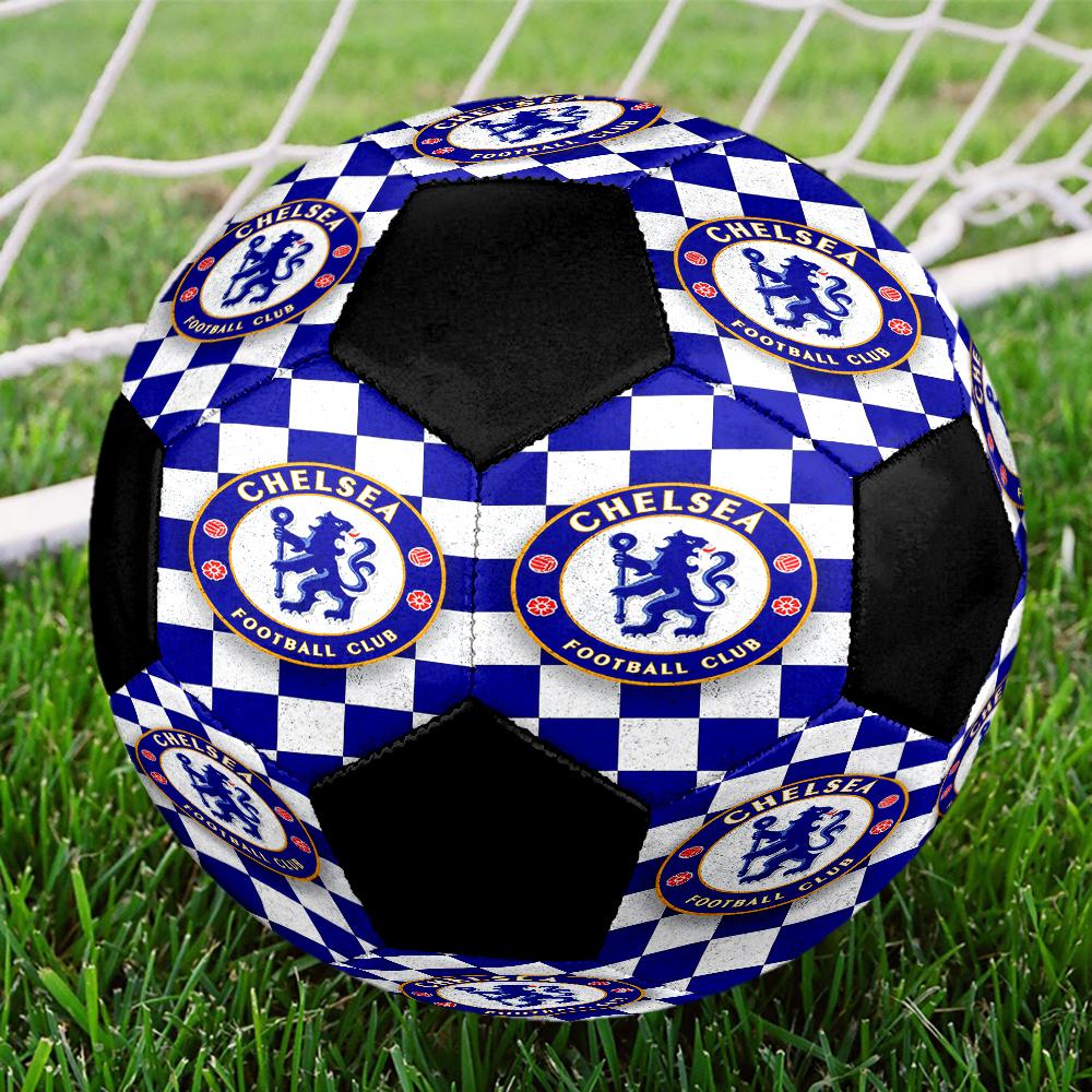 Chelsea Football Club Thema Größe 5 Fußball, Geeignet für Spiele drinnen und draußen, ein Geschenk für jeden geeignet.
