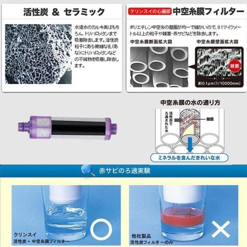 Replacement Water Filter Cartridges for JF-22/JF-22-T Faucets, 12+2 Substances, High Chlorine Removal, Universal Type (3-Pack)