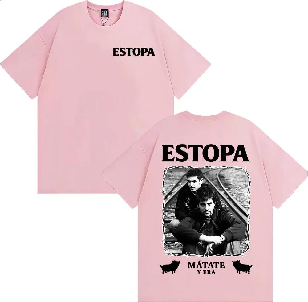 

Rapper Estopa Matate Y Era Album Tour Tshirts Unisex Women Fashion Hip Hop Harajuku T Shirts Summer Tops ONeck Tshirt Streetwear S