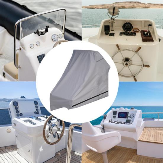 Ship Cover 210D Oxford Cloth Foldable Dust Cover UV-Proof Waterproof Design Easy Installation Yacht Transportation Cover
