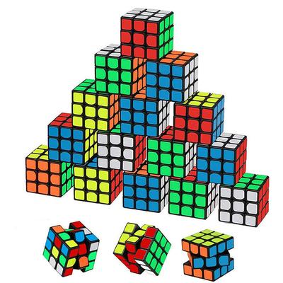10pcs Mini Cubo Mágico Lembrancinhas Festa de Aniversário Infantil Brinquedos Educativos Infantil Enchimento para Sacolinha Surpresa Pinhata Prêmio 3x3cm