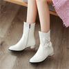 Newest Autumn/Winter Girls Martin Boots Children Princess Shoes Baby Short Plush Toddler Kids High Boots C