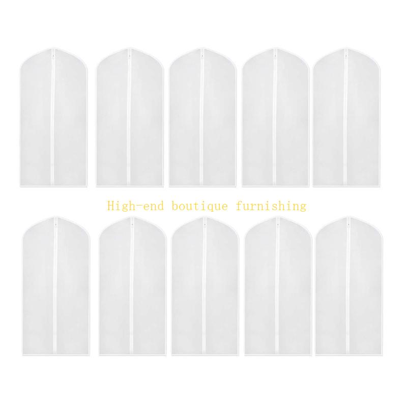 

Pack of 10 Fashionable Breathable Suit Covers Designs for Easy Storage and Protective of Shirts Coat and Dresses