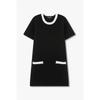Women Fringed Trimming Knit Dress A525312502
