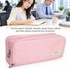 Spacious Interior Double Window Pencil Case Solid Color Solid Color Pencil Pouch  Travel Organize