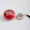 Mini Ceramic Red Glaze Portable Storage Jar (Set of 2)