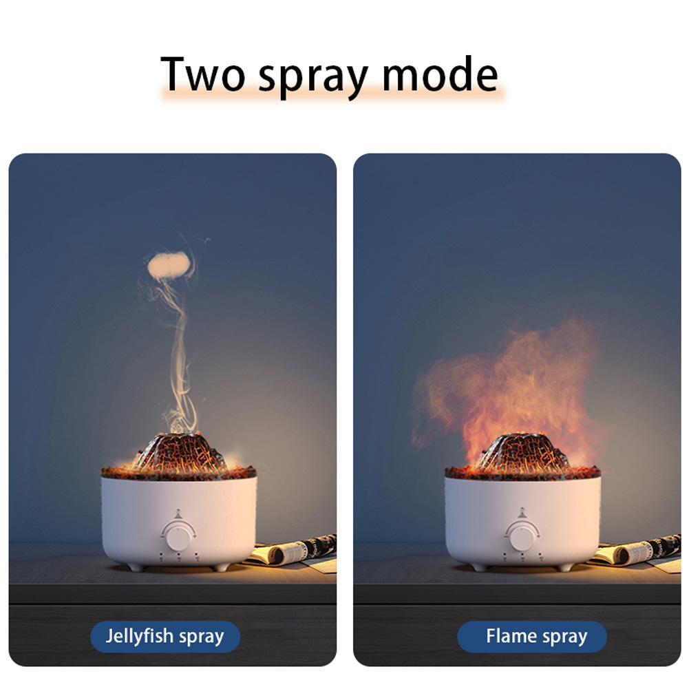 Volcano Humidifier Aromatherapy Diffuser Cool Mist Humidifier Atomizing Humidifier For Office Bedroom Yoga Room