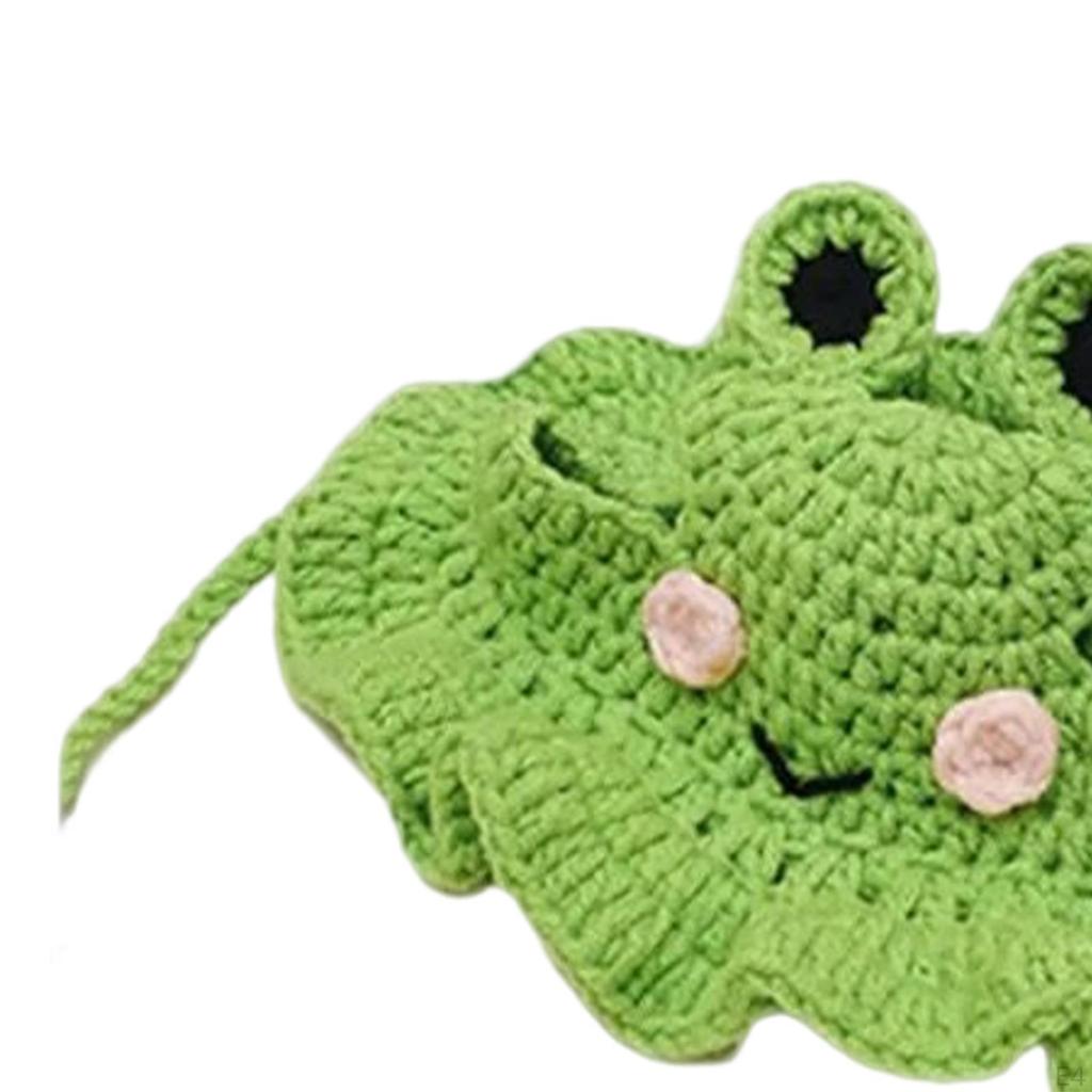 Hat, Handwoven Headband Headwear Comfortable Adjustable with Flower Brim Pet Hat for Costume