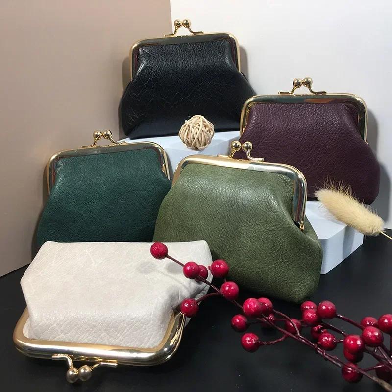 New Retro Ladies Money Key Earphone Wallet Women Small Coin Purse Candy Color Girl Coin Storage Bags Pouch