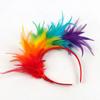 Feather Headband Festival Headwear Pro Carnival Party Performance Dance Colorful Headband Decoration