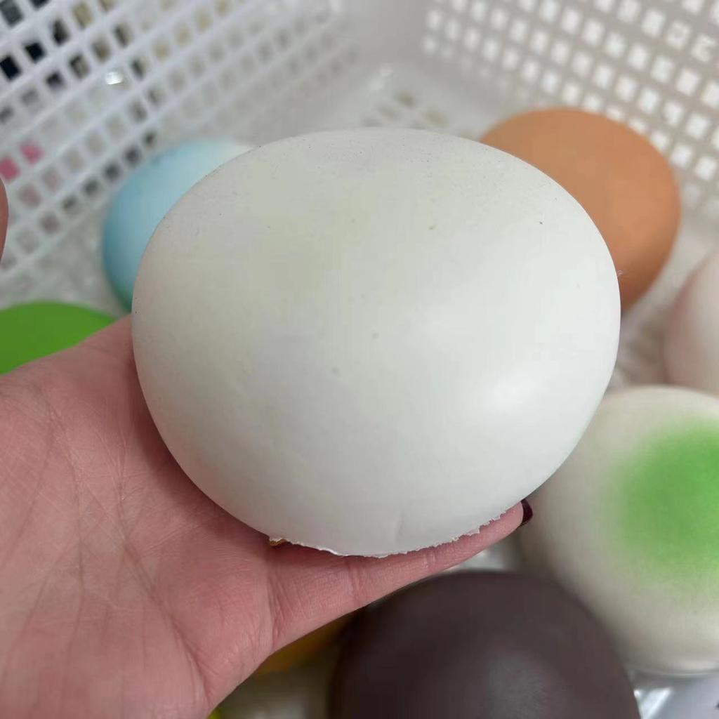 Colorful Dumpling Cake Decompression Squish Balls Low Rebound Stress Dough Toys for Home Office Decoration Daily Gifts