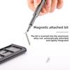 Multi-Purpose 25-in-1 Screwdriver Kit Magnetic Precision Bits, Durable Tool for iPhone PC Camera Glasses Small Electronic Repair