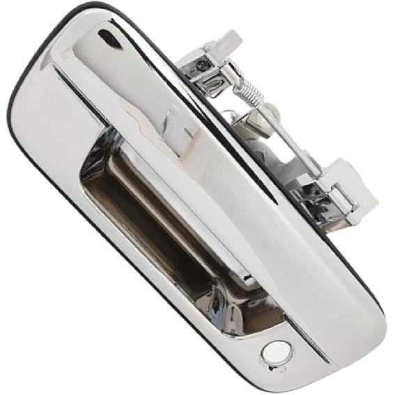 Riloer Tailgate Door Handle, 1PC Car Outside Door Handles Replacement, Rear Tail Gate Assembly Compatible with Isuzu D-Max 2002-2011 8-97235386-3, with Keyhole