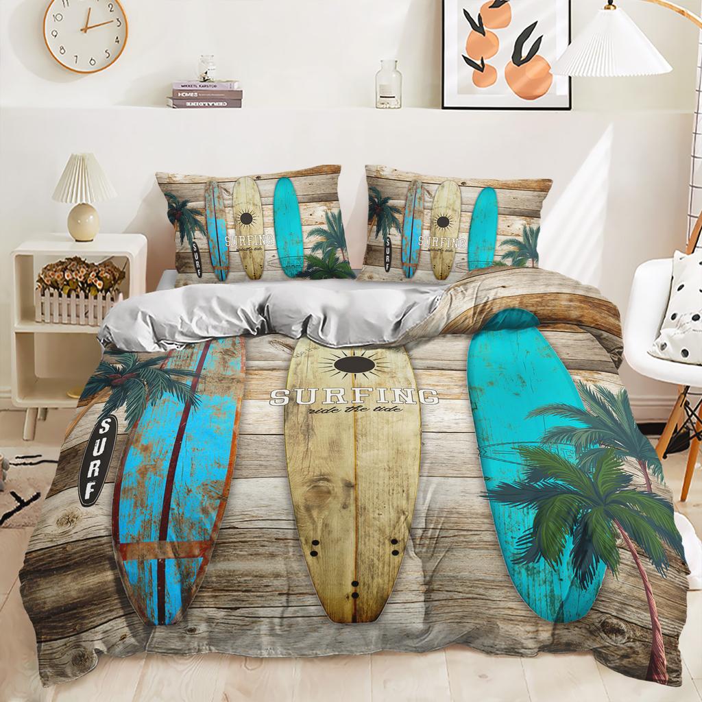 Three-Piece Marine Life Sea Turtle Quilt Cover Bedding Digital Printing Kit