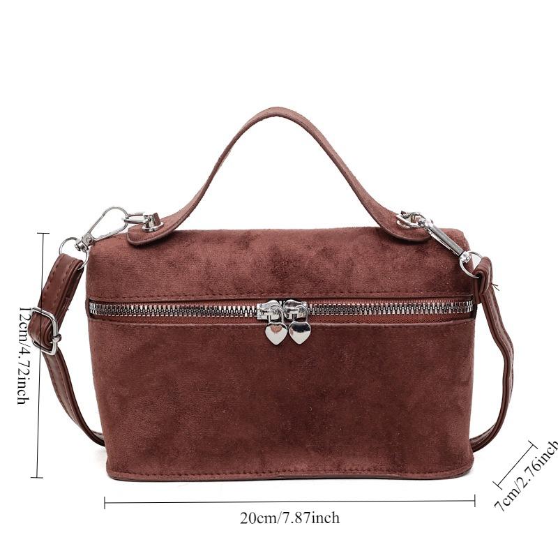 Trendy Women Handbag Stylish Crossbody Mini Purse Casual Vintage Small Square Bag for Outing