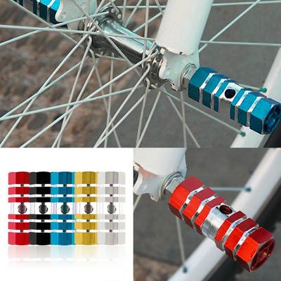 Zinc Zinc Alloy Road Bike Mountain Bike BMX Hexagonal Bicycle Front Rear Wheel Bike Axle Pedal Stunt Pegs
