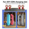 Switch Controller Charging Dock Station Compatible with Nintendo Switch & OLED Model Joycons, Upgraded with 8 Game Storage for Nintendo Switch Joycon